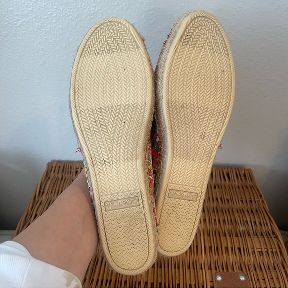 Sperry Top Sider Shoes Womens 8 Floral Espadrille Flats STS91860 Multicolor - Picture 9 of 9